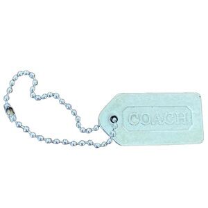 Coach Silver-like Handbag Accessory